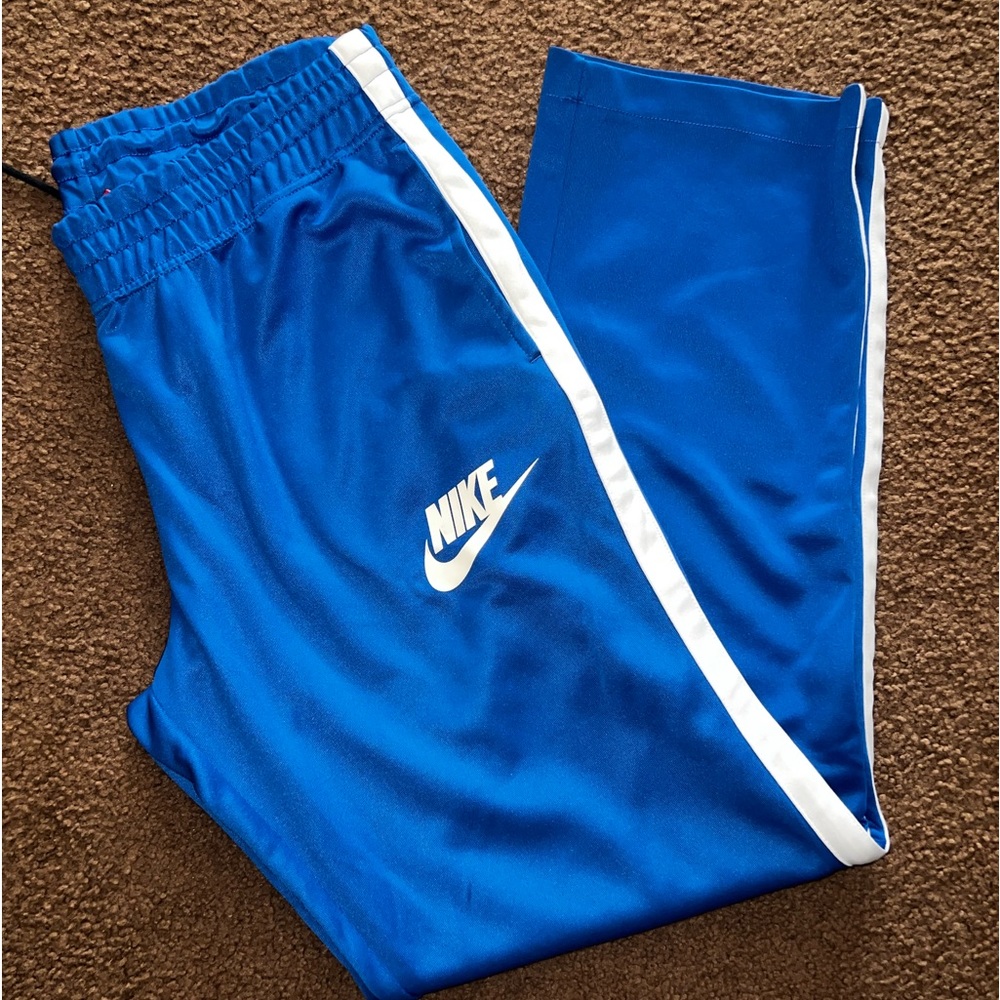 BABY BLUE NIKE TRACK PANTS